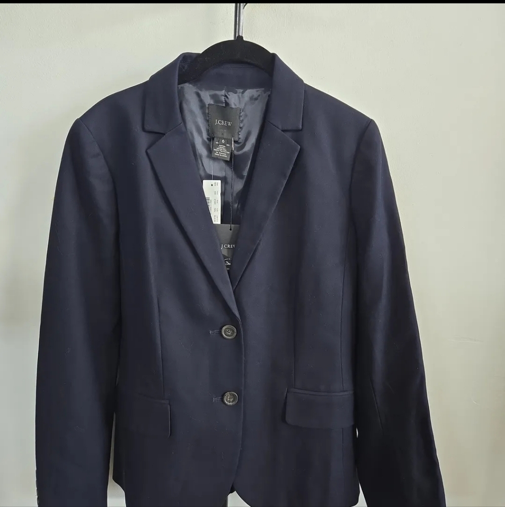 NWT J.CREW Navy Blue BLAZER